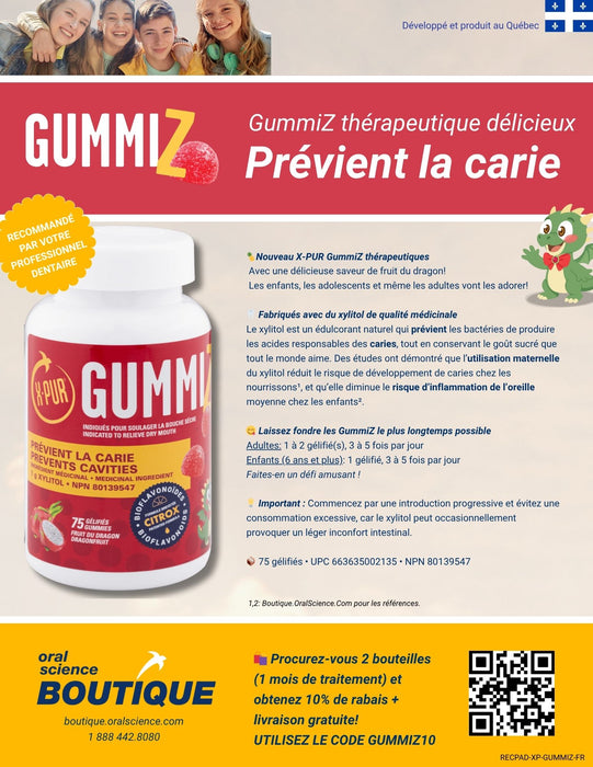 Recommendation Pads - X-PUR GummiZ - Oral Science