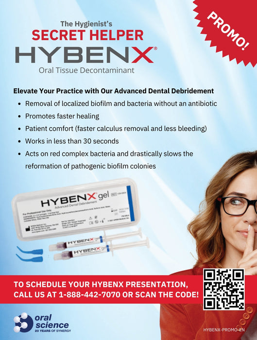 Hybenx - Oral Tissue Decontaminant - LIQUID - BUY 3, GET 1 FREE - Oral Science