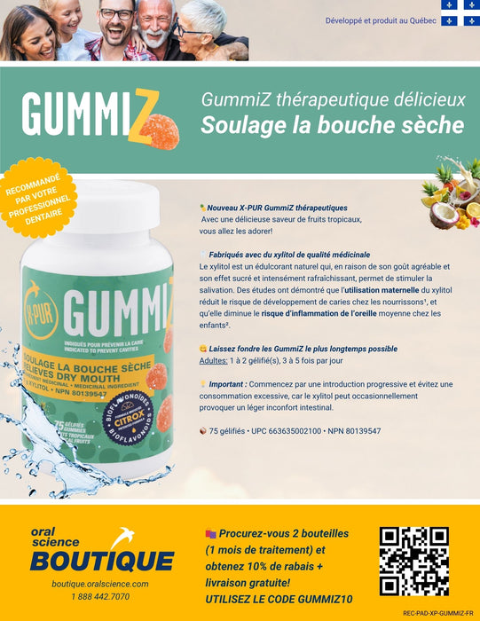 Recommendation Pads - X-PUR GummiZ - Oral Science