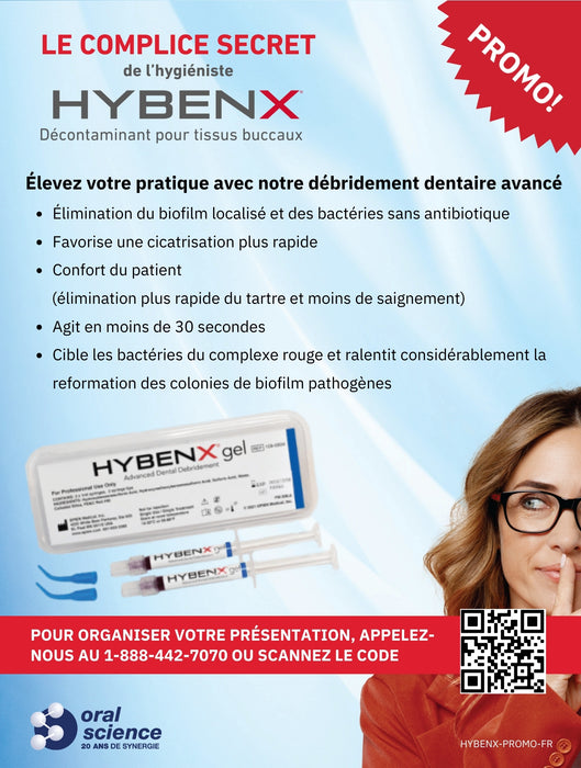 Hybenx - Oral Tissue Decontaminant - LIQUID - BUY 3, GET 1 FREE - Oral Science