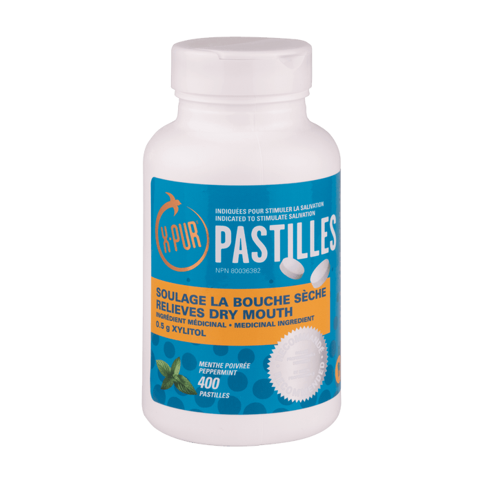 X-PUR Pastilles 100% Xylitol - Large Bottles - Oral Science