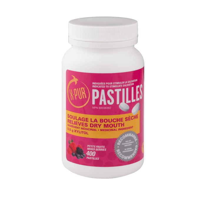 X-PUR Pastilles 100% Xylitol - Large Bottles - Oral Science