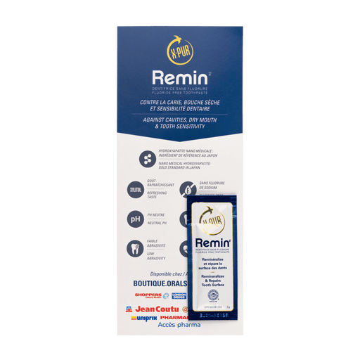 X-PUR Remin Toothpaste Patients Samples - Bag of 25 - Oral Science