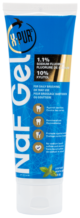 X-PUR 1.1% NaF Gel - 120ml - Oral Science