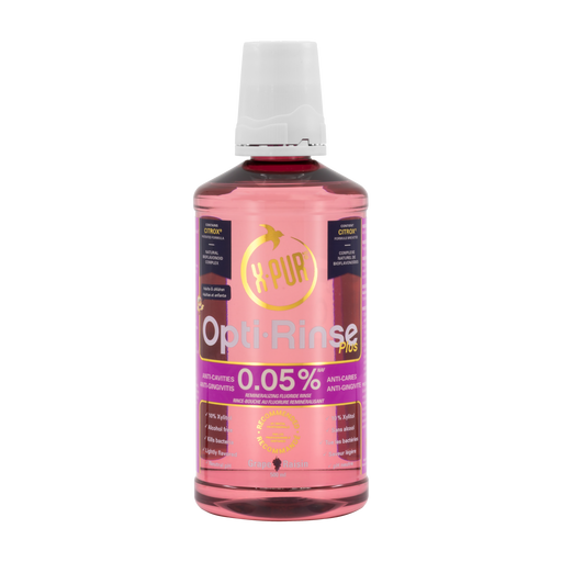 X-PUR Opti-Rinse Plus 0.05% NaF - Grape - Kid-Friendly - 1 Litre - Oral Science
